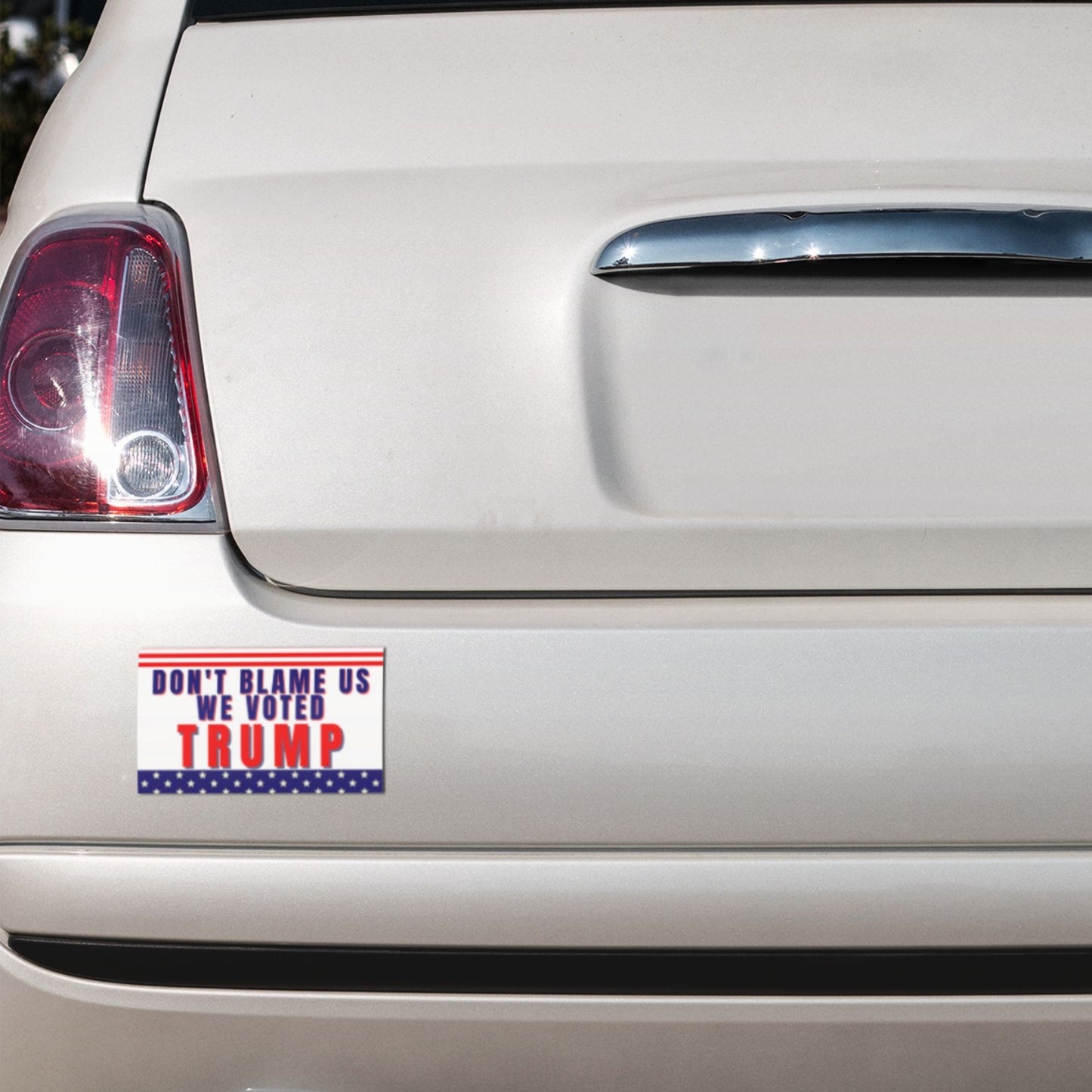 Don't Blame Us We Voted Trump Window Sticker Decals
