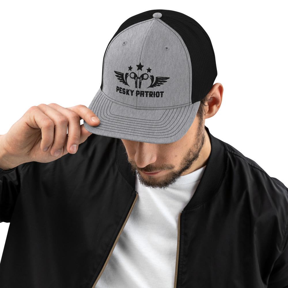 Pesky Patriot Branded Snapback Trucker