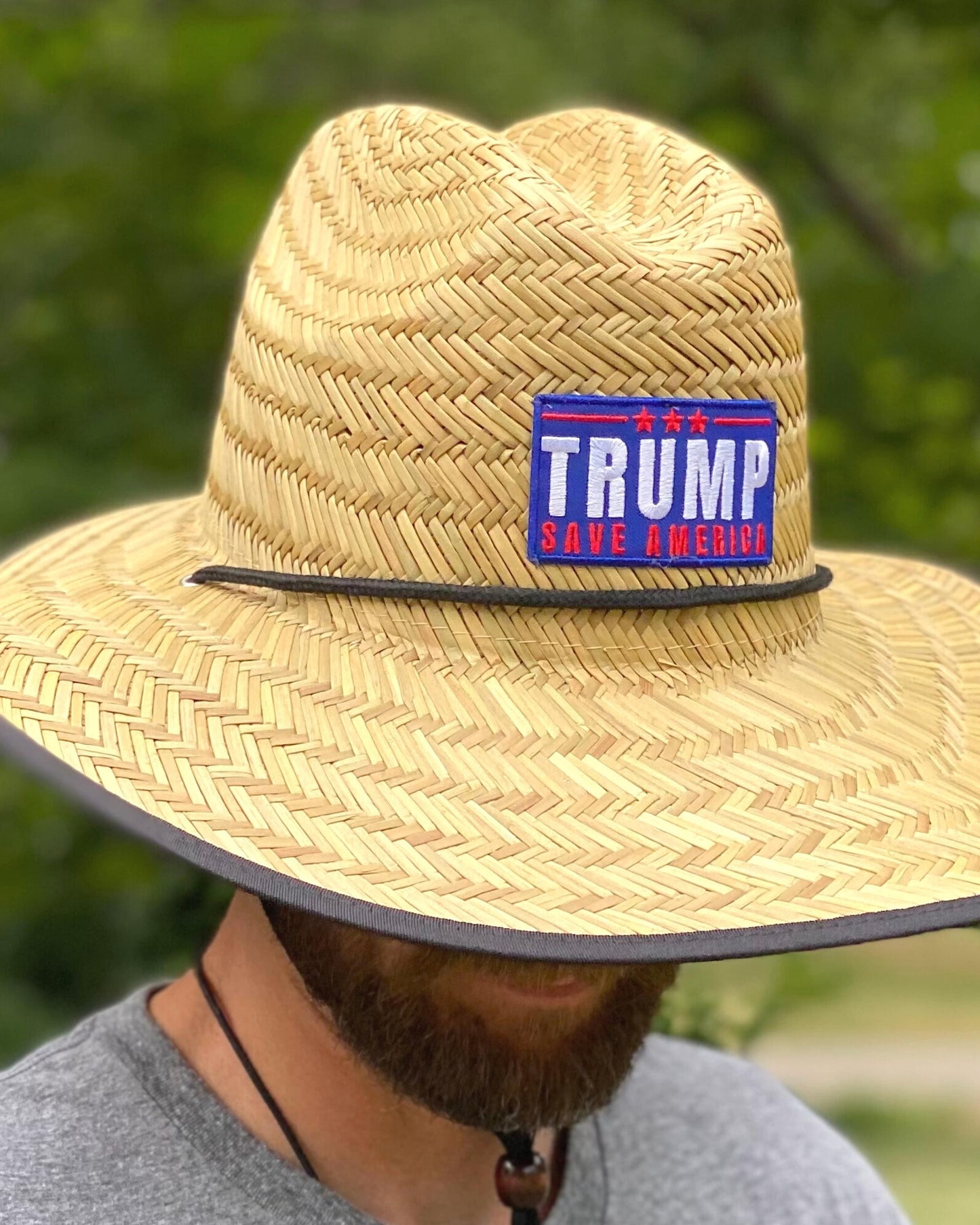 Trump 2024 Save America Straw Sun Hat