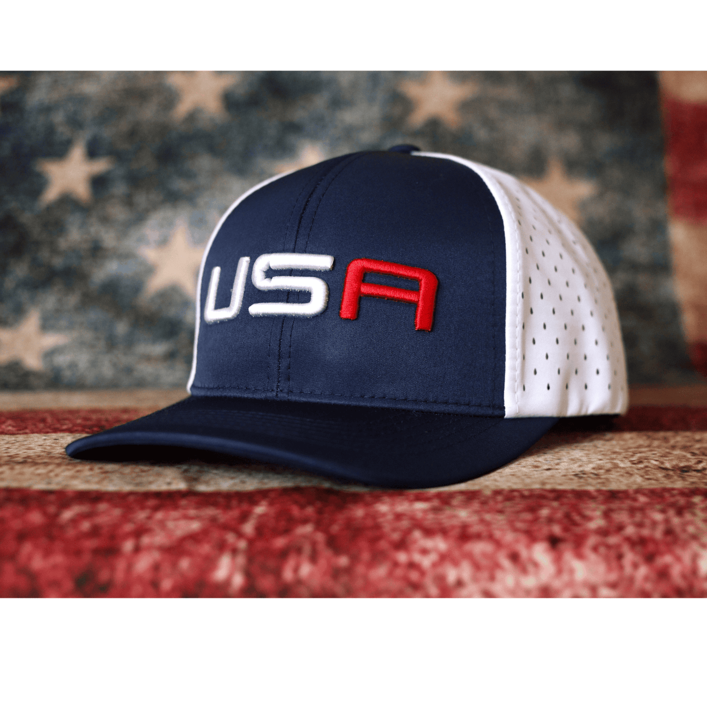 Team USA Athletic Trucker Style Adjustable Hat