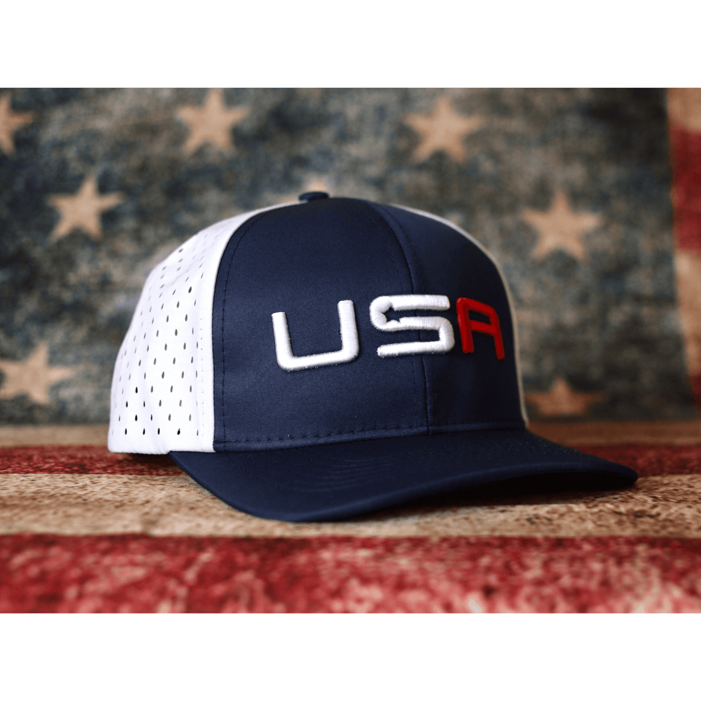 Team USA Athletic Trucker Style Adjustable Hat
