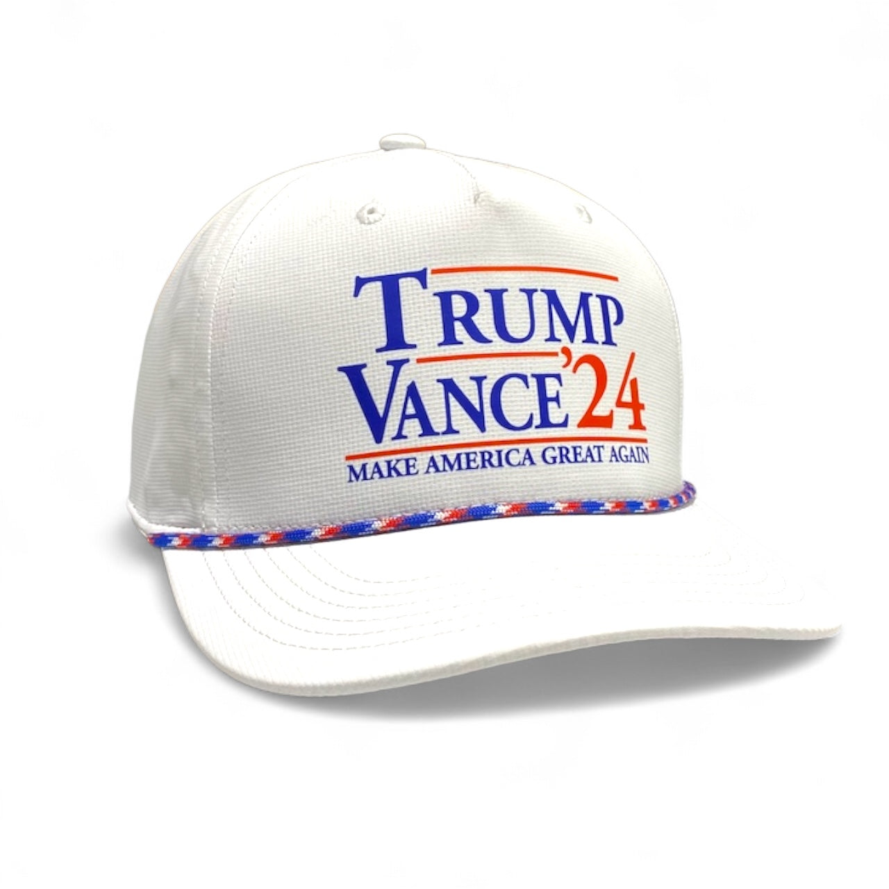 Trump Vance Performance Hat with USA Color Rope