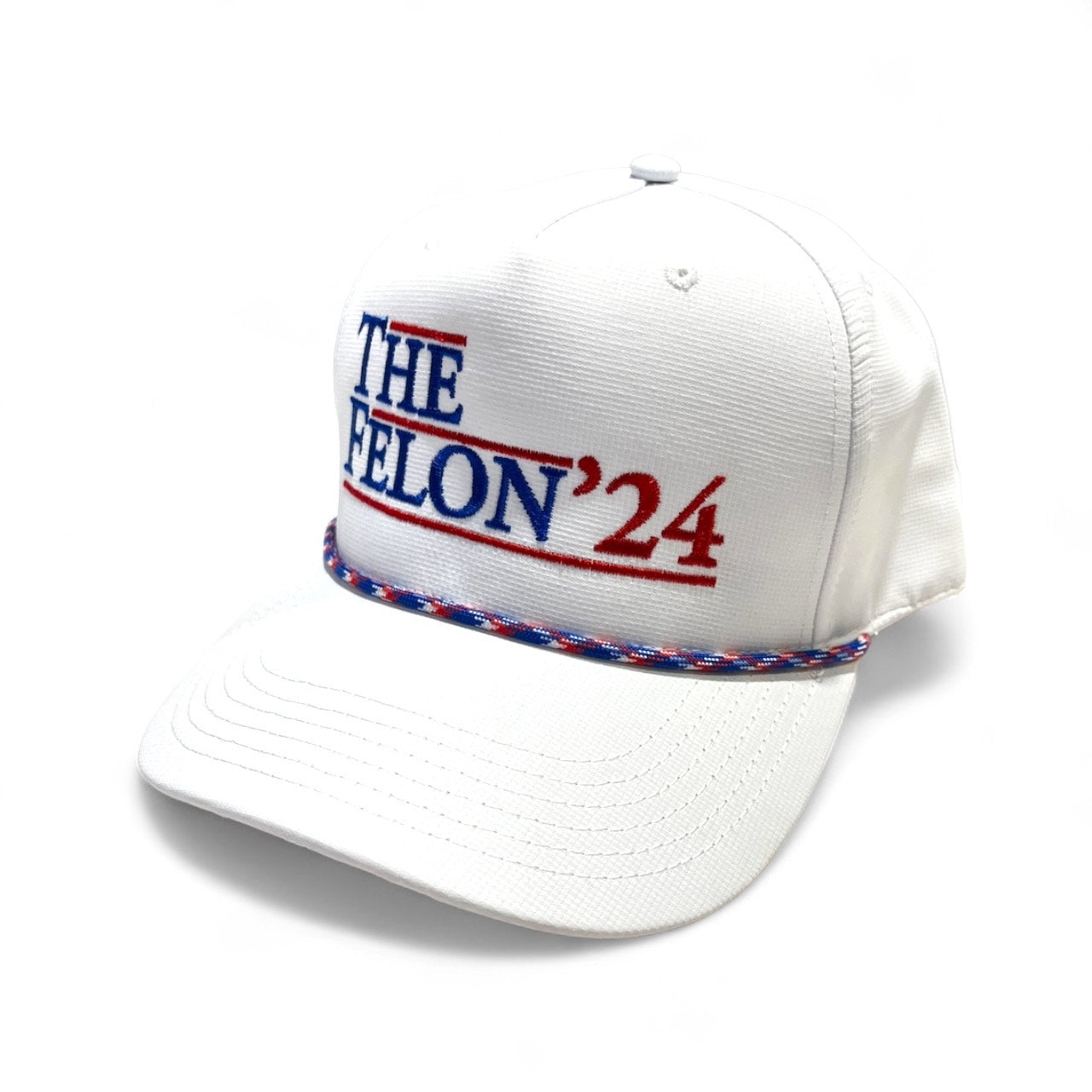 The Felon 2024 Snapback Hat with USA Color Rope