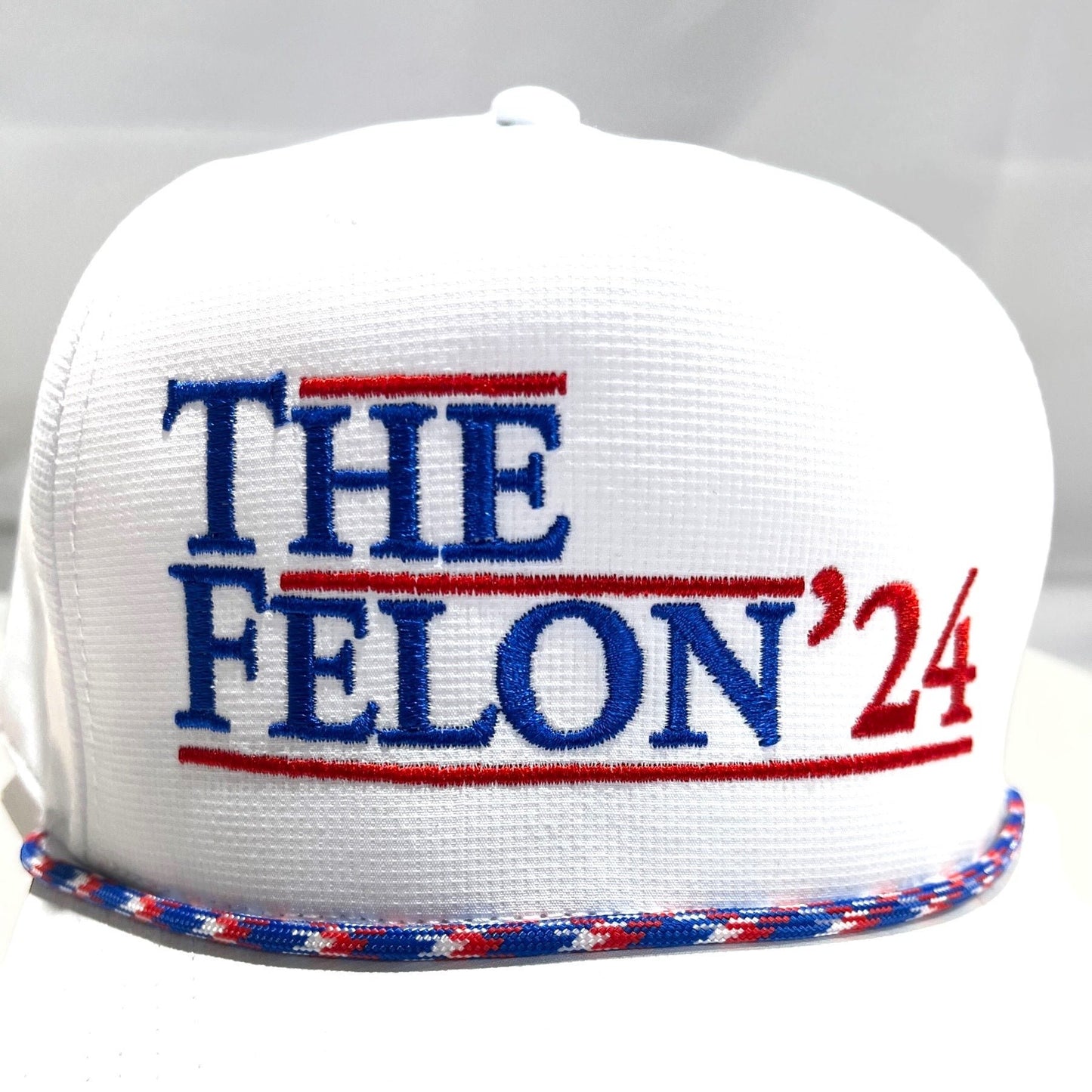 The Felon 2024 Snapback Hat with USA Color Rope