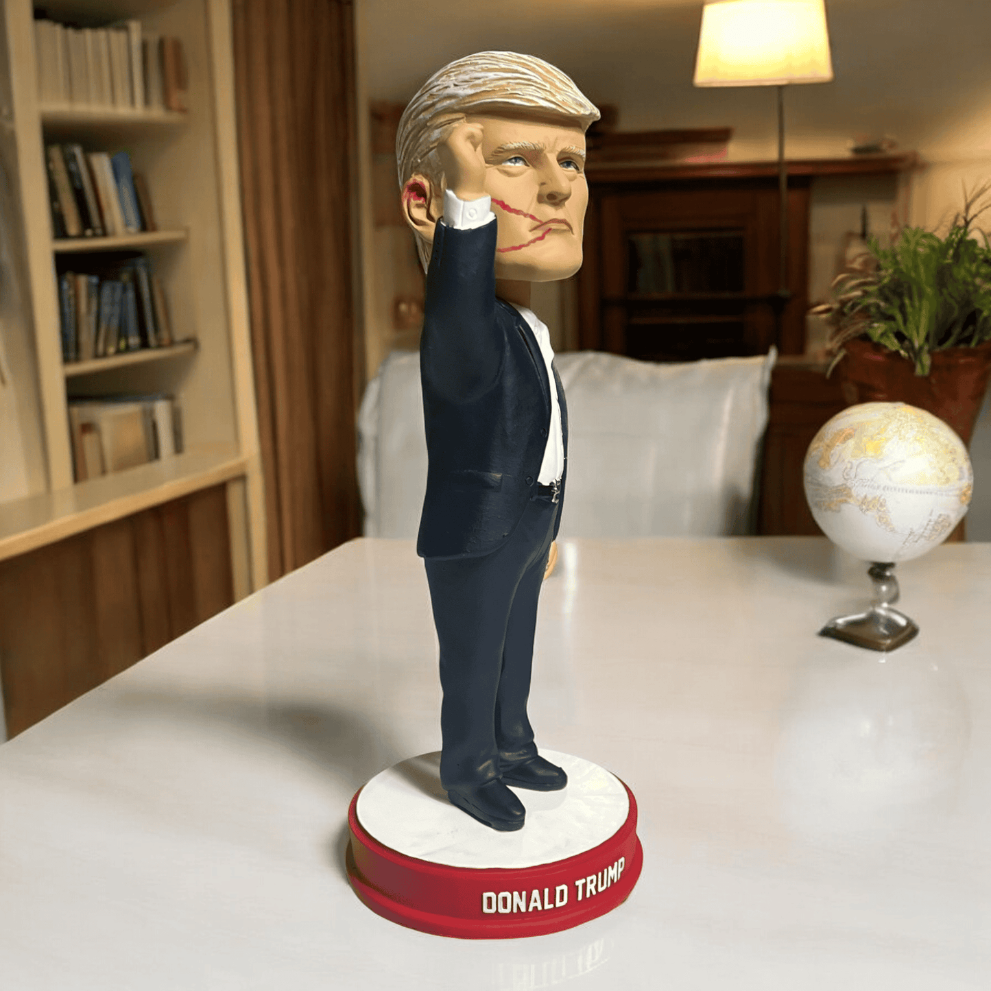 Donald Trump "Fight Fight Fight" Ear Shot Bobblehead Doll