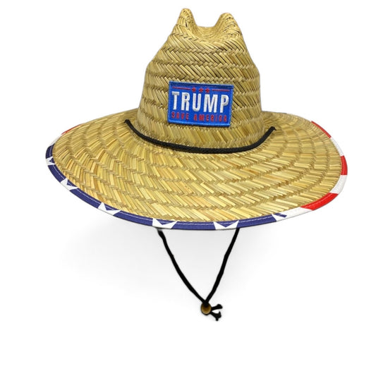 Trump 2024 Save America Straw Sun Hat