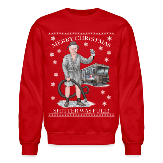 Shitter Full's Biden Camper Sweatshirt SPOD - red