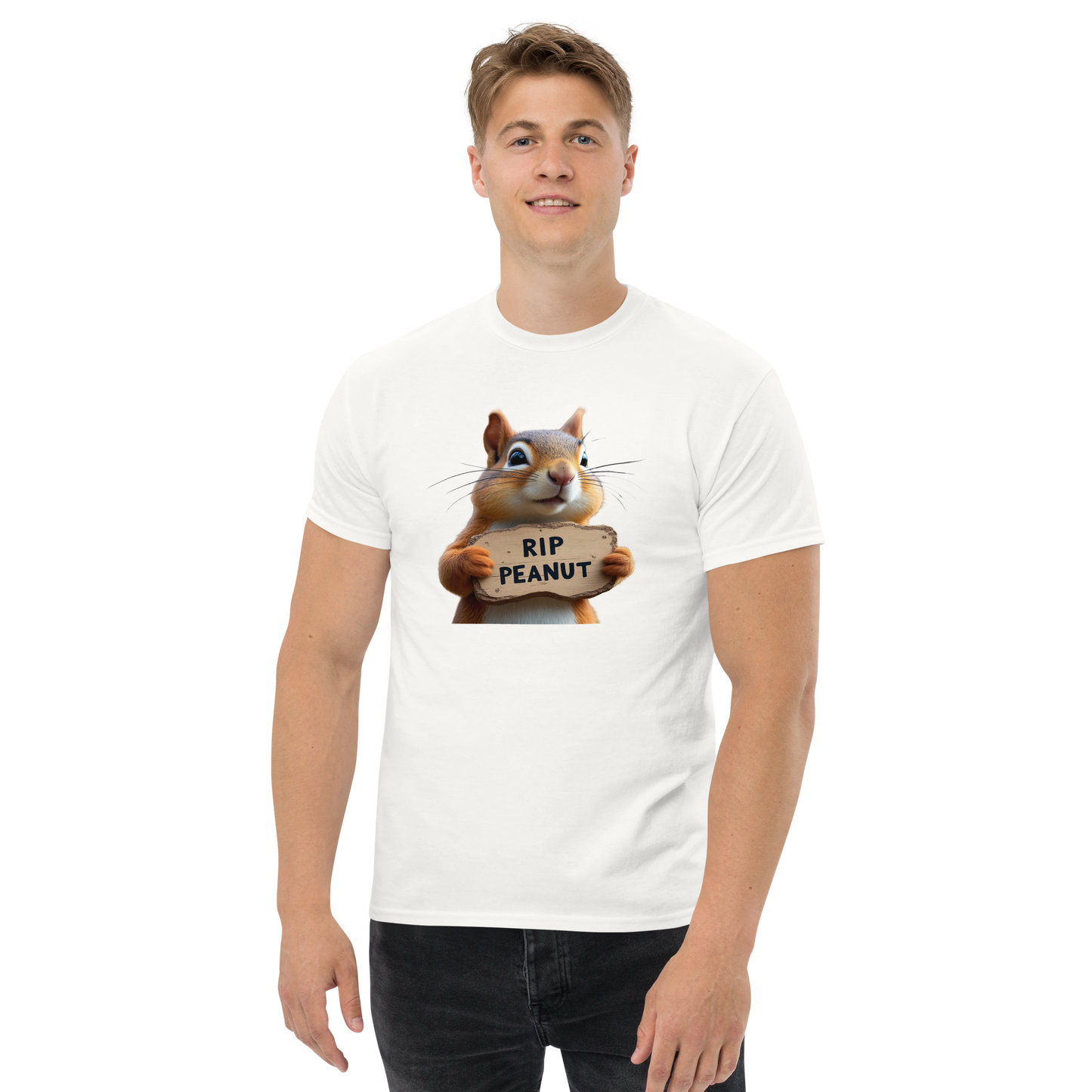 RIP Peanut Unisex Cotton T-Shirt