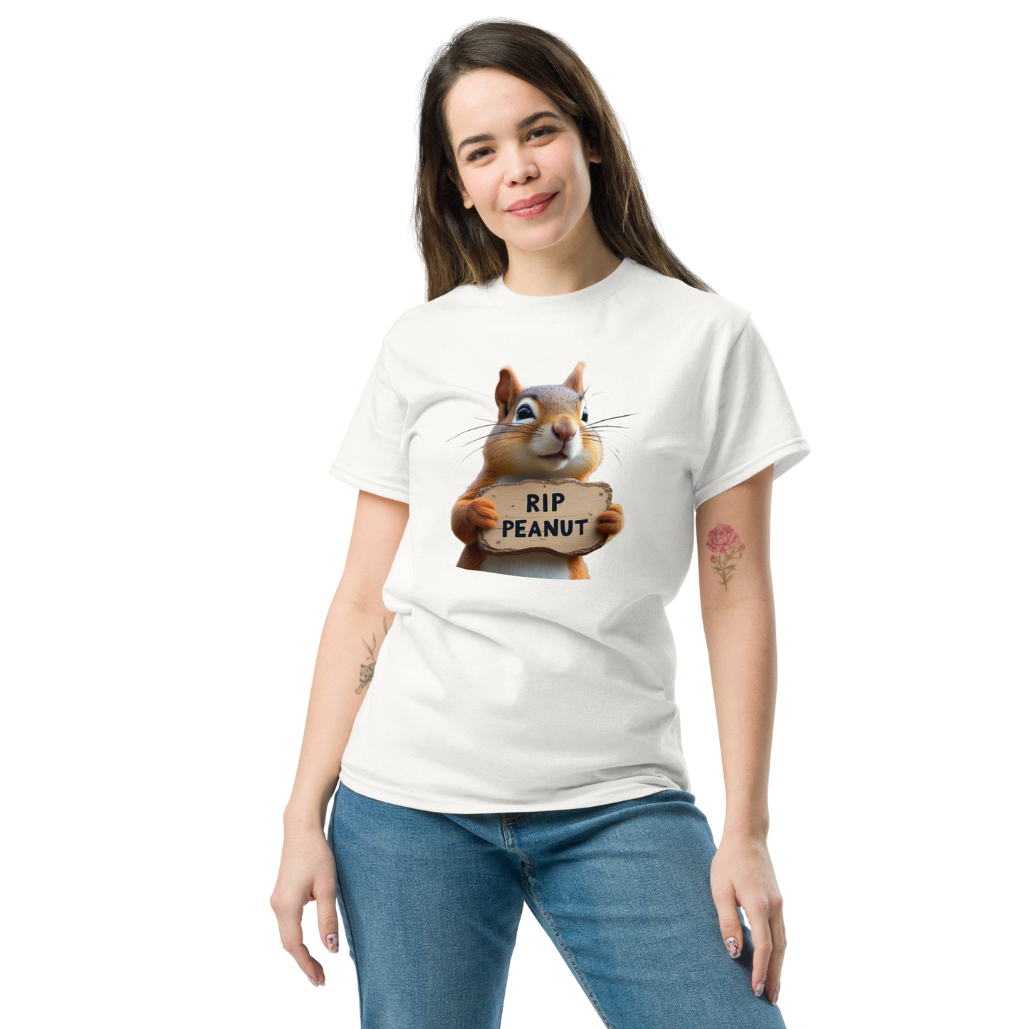 RIP Peanut Unisex Cotton T-Shirt