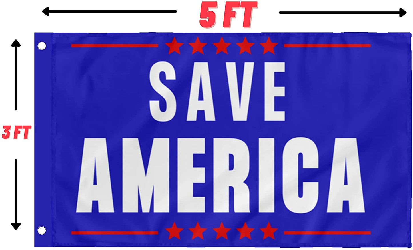 Save America 3x5 Flag - 2 Flags
