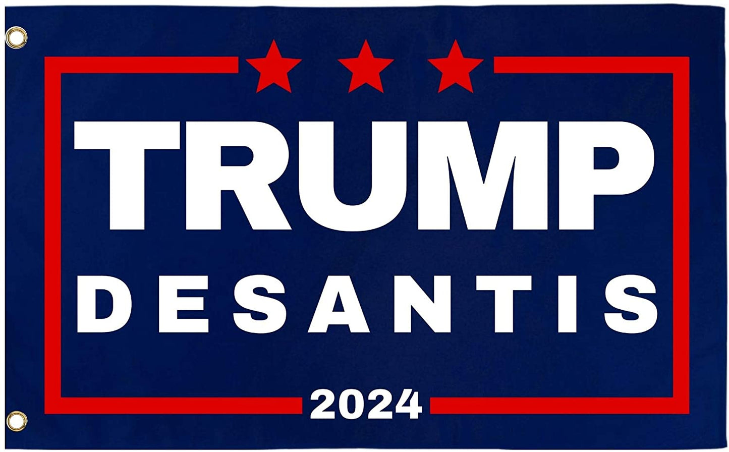 Trump DeSantis '24 3x5 Wall Flag