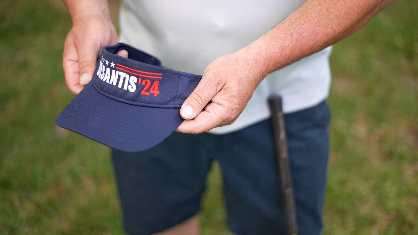 Governor Ron Desantis 2024 Navy Golf Visor