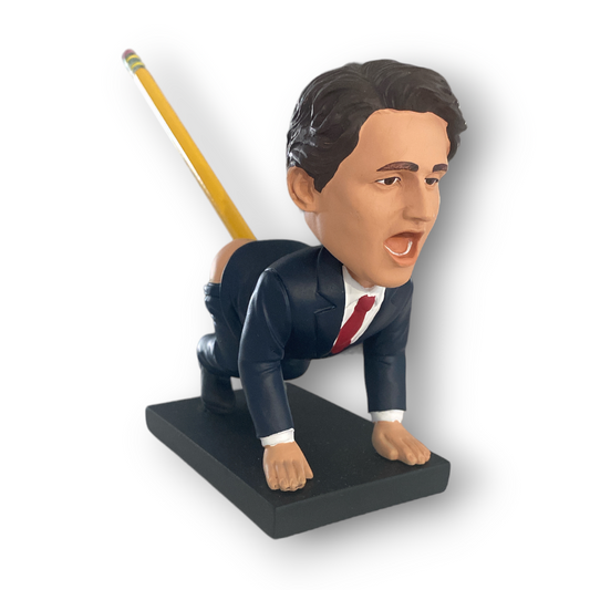 Canada PM Justin Trudeau Pencil Holder Bobble