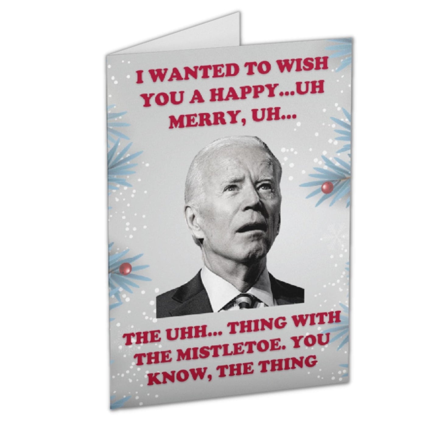 Let's Go Brandon Anti-Biden Christmas Card