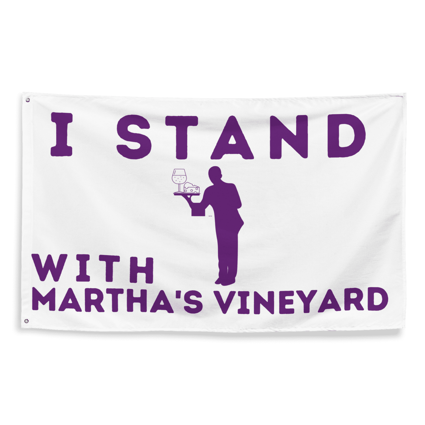 I Stand With Martha's Vineyard Flag - 2 Pieces