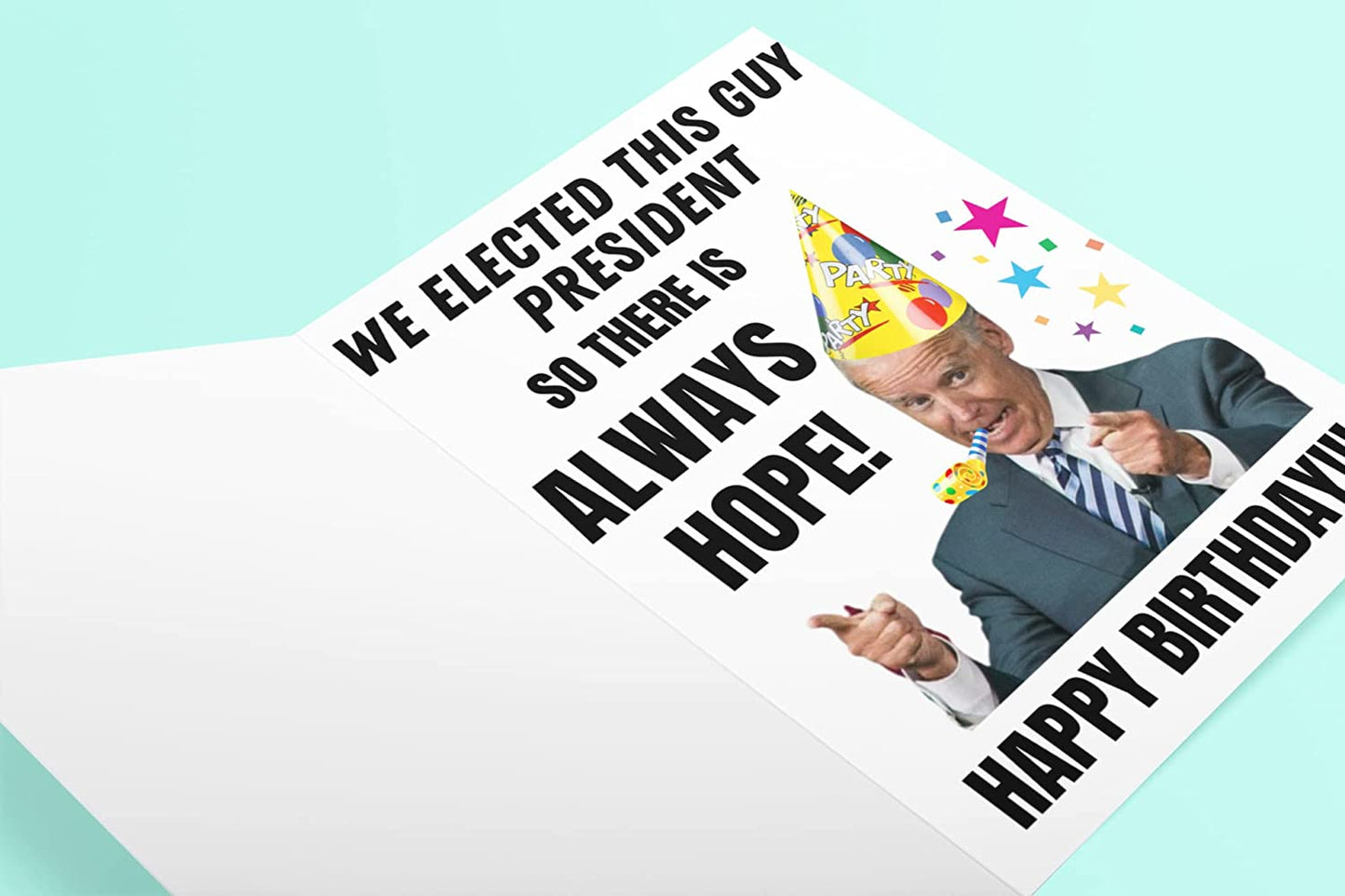 Funny Joe Biden Birthday Card for Getting Older