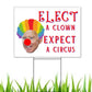 Biden is a Clown Yard Sign | Anti Joe Biden Lawn Decoration | Pro Trump 18"x12" Double-Sided Sign with Stake Made in USA - 2 Pieces