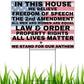 In This House We Believe in Freedom and Liberty Conservative 2nd Amendment Pro-America Yard Sign