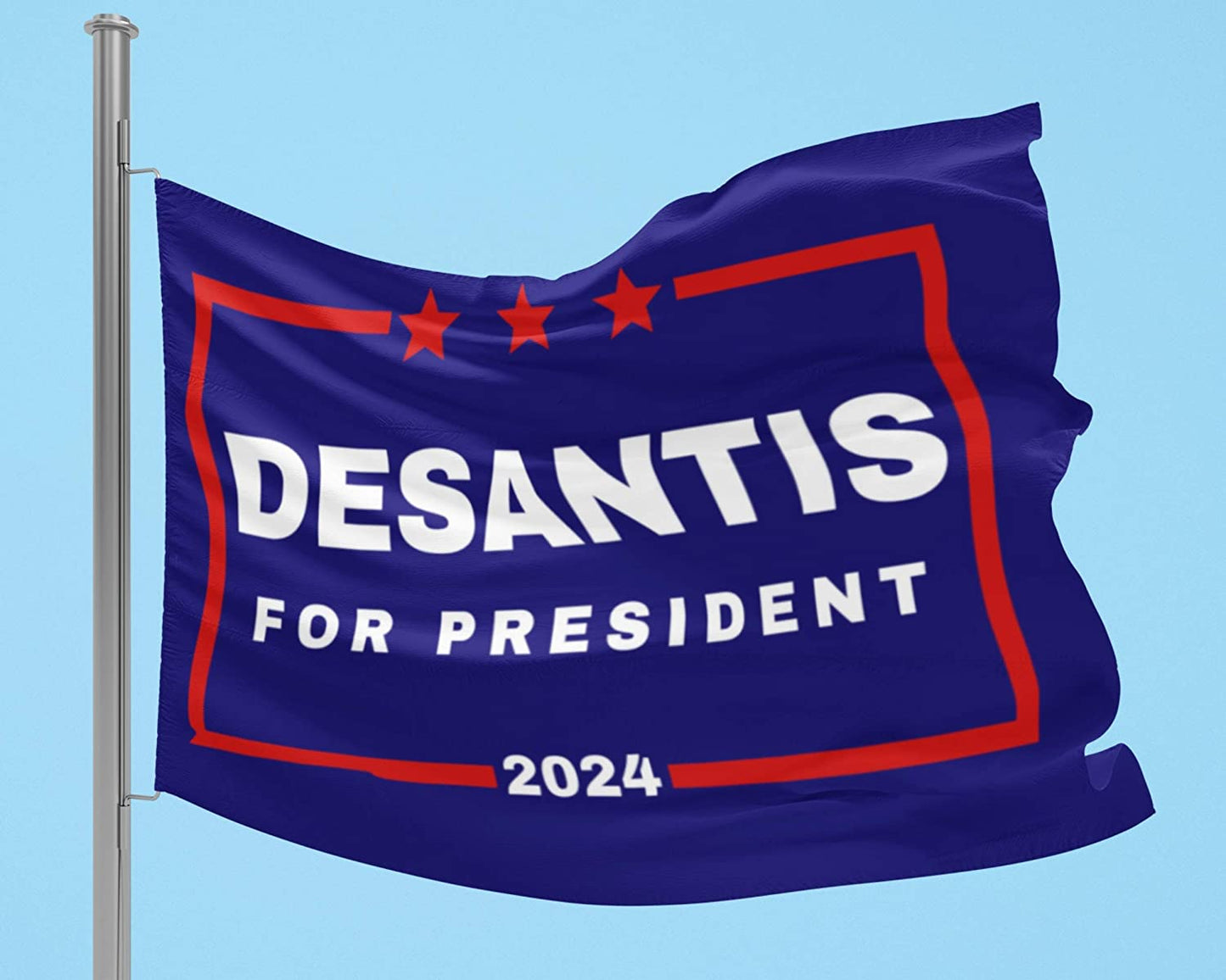 DeSantis '24 Flag | 3'X5' Ron DeSantis for President 2024 Flag with Grommets
