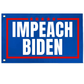 Impeach Joe Biden Flag | Anti Sleepy Joe Biden 3ft by 5ft Single-Side Flag Banner with Grommets on Side | Pro Trump and Republican Flag