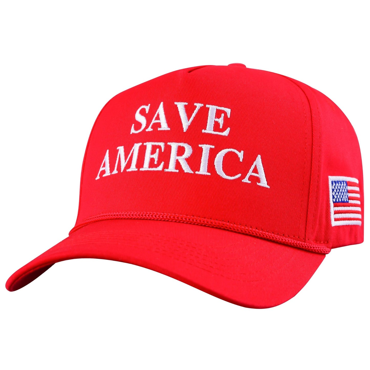 Donald Trump Red Save America Hat | Trump 2024 MAGA Style USA Trucker Hat for Republicans and President Supporters | Great for Trump Rally