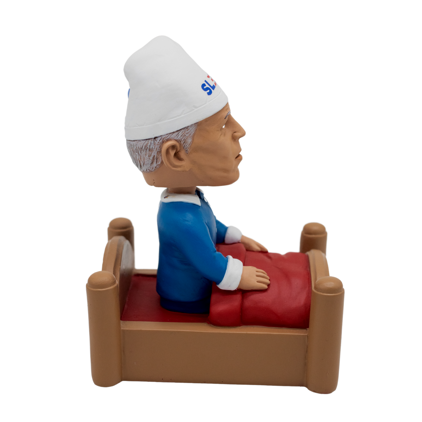 Sleepy Joe Biden Commander Asleep Bobblehead Doll