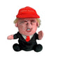 Donald Trump Talking Doll | Funny Trump Talking Figure Plush Toy with Make America Great Again Hat and 5 Quotes